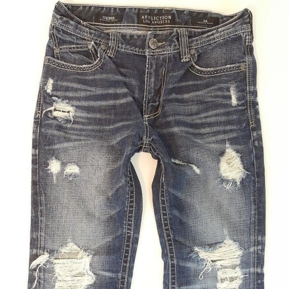 Affliction Other - AFFLICTION Cooper Relaxed Bootcut Jeans Sz 34x33